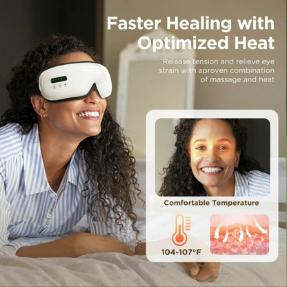 Portable Eye Massager With Heating and Bluetooth Function